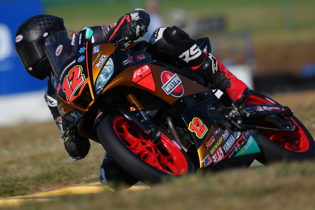 Jack Roach (12). Photo by Brian J. Nelson, courtesy Westby Racing.