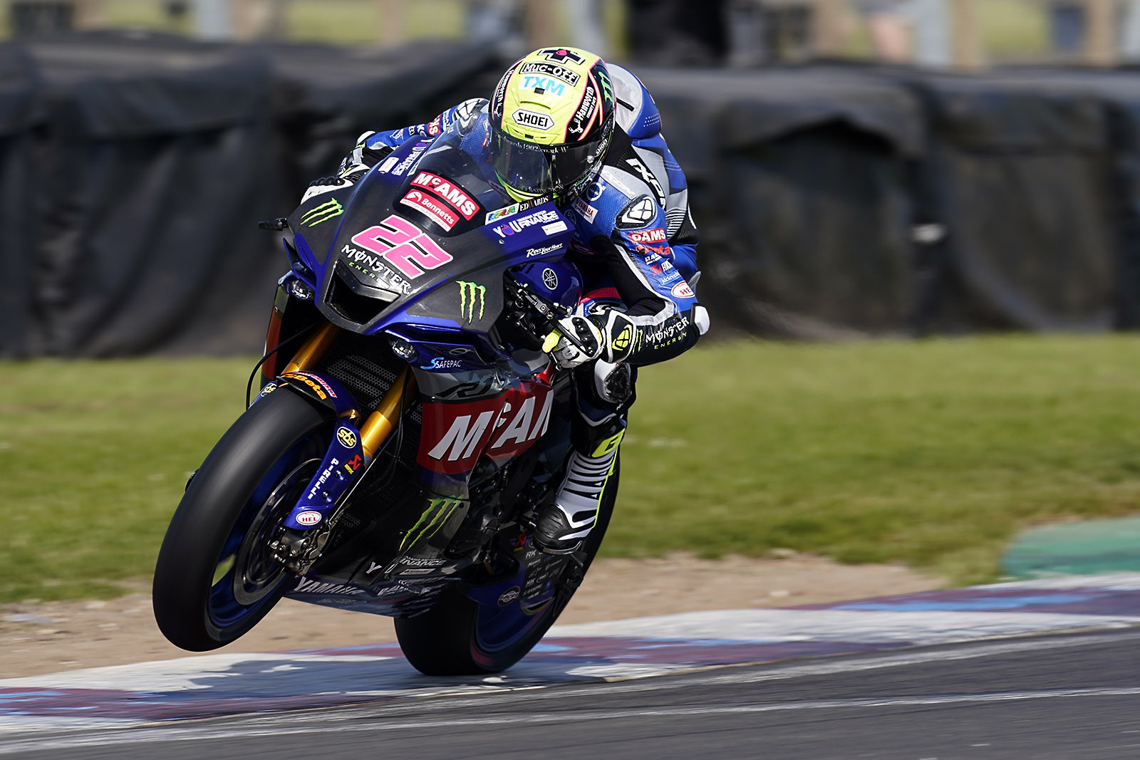 Jason O'Halloran (22) testing at Donington Park. Photo courtesy MSVR.