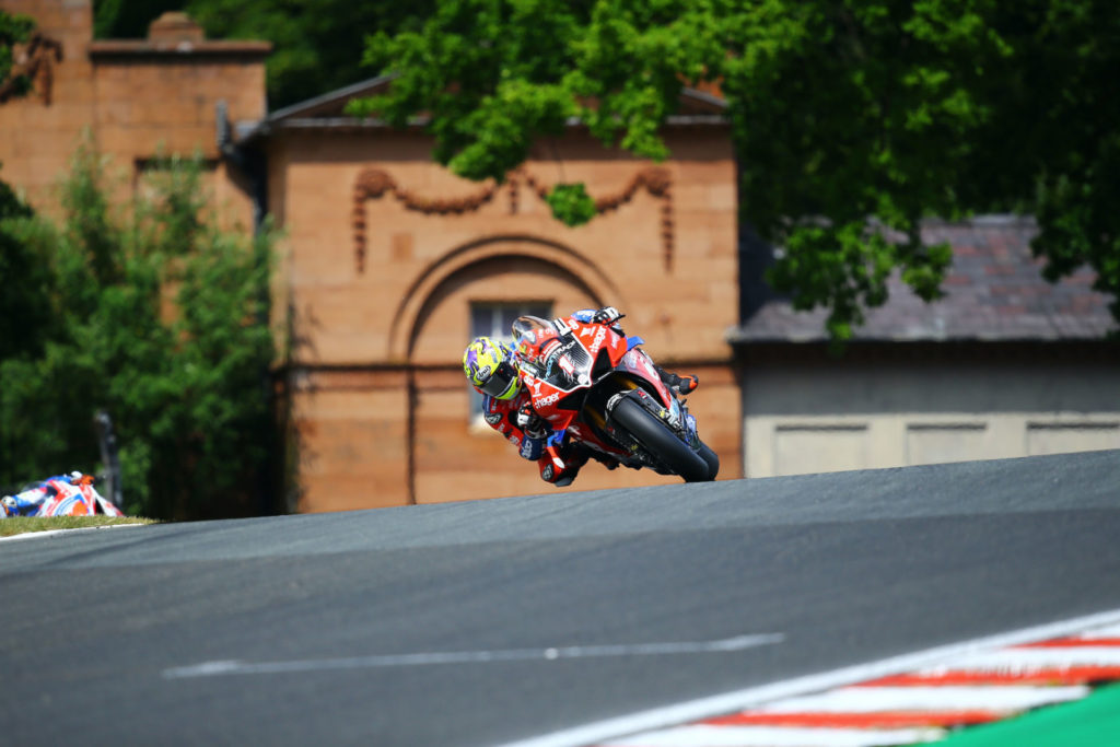 Josh Brookes (1). Photo courtesy VisionTrack Ducati.