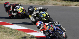 Kensei Matsudaira (74) won four Mini Cup races Saturday at Ridge Motorsports Park. Photo by Brian J. Nelson, courtesy MotoAmerica.
