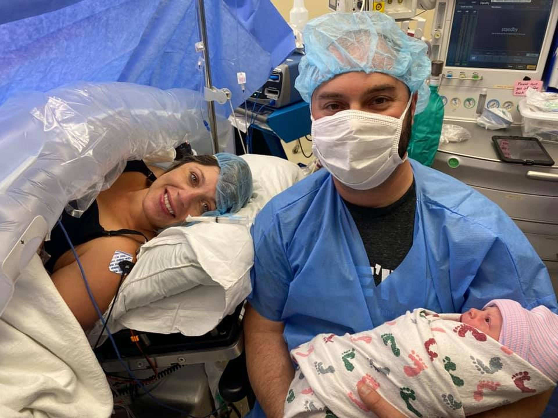 Phil and Amanda Pleiss with their daughter, Lucille Gail Pleiss. Photo courtesy MRA.