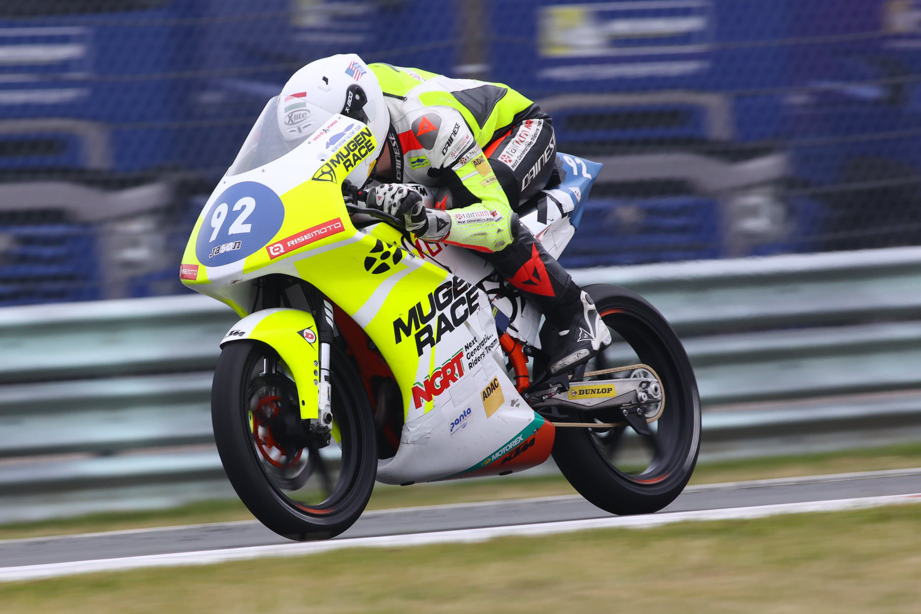 Rossi Moor (92) during Northern Talent Cup Q1 at Assen. Photo courtesy Northern Talent Cup.