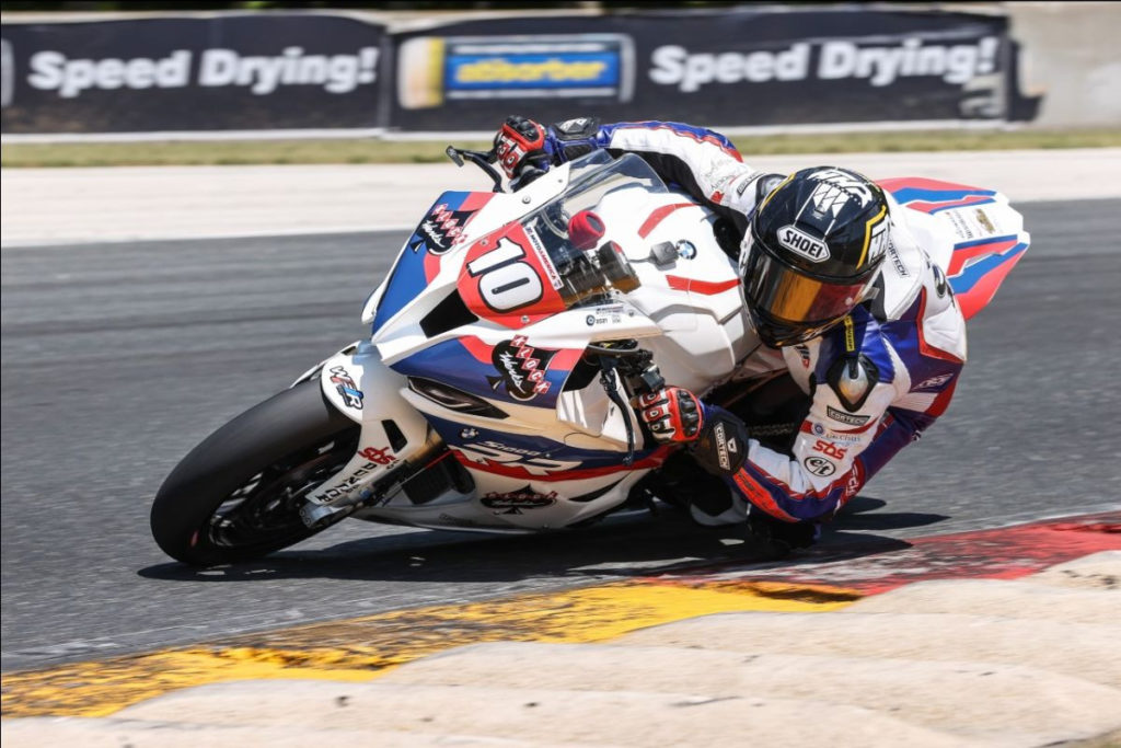 Travis Wyman (10). Photo by Brian J. Nelson, courtesy Travis Wyman Racing.