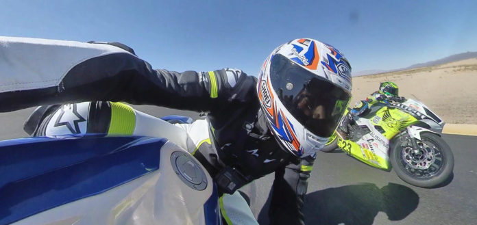 Stuart "Stuman" Smith testing the NER BMW G 310 R racebike. Photo courtesy Stuman Rides. Stuart "Stuman" Smith testing the NER BMW G 310 R racebike. Photo courtesy Stuman Rides.