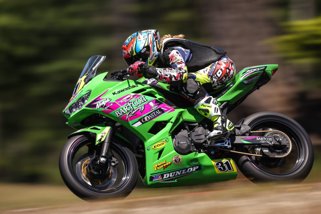 Kayla Yaakov (31) in action at Ridge Motorsports Park. Photo courtesy BARTCON Racing.