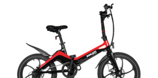 A Ducati MG-20 folding magnesium e-bike. Photo courtesy Ducati.