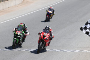 Corey Alexander (23) finished a close second at Laguna Seca. Photo by Brian J. Nelson.