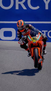 Tyler Scott at Laguna Seca. Photo by Alexis Olivera.