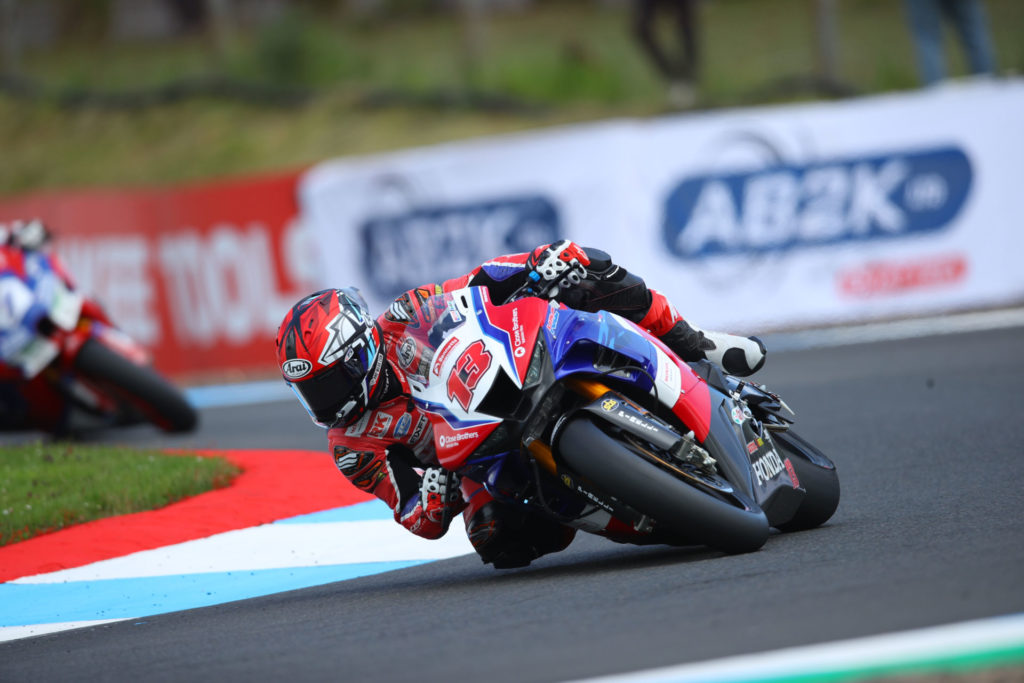 Takahashi Takumi (13). Photo courtesy Honda Racing UK.