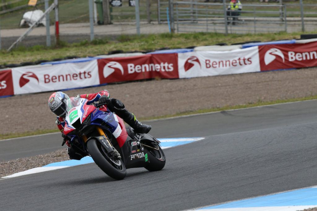 Glenn Irwin (2). Photo courtesy Honda Racing UK.