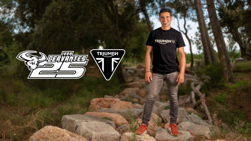 Five-time Enduro World Champion Ivan Cervantes. Photo courtesy Triumph.