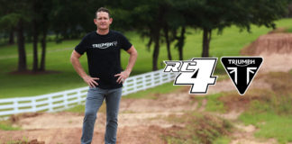 Motocross and Supercross legend Ricky Carmichael is helping Triumph develop motocross models. Photo courtesy Triumph.