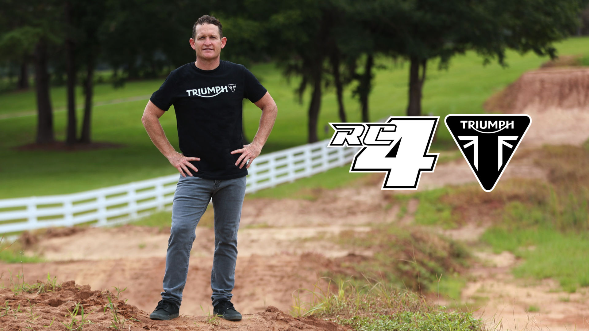 Motocross and Supercross legend Ricky Carmichael is helping Triumph develop motocross models. Photo courtesy Triumph.