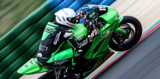 Valentin Debise (153) on his Kawasaki ZX-6R at Magny-Cours. Photo courtesy Valentin Debise.