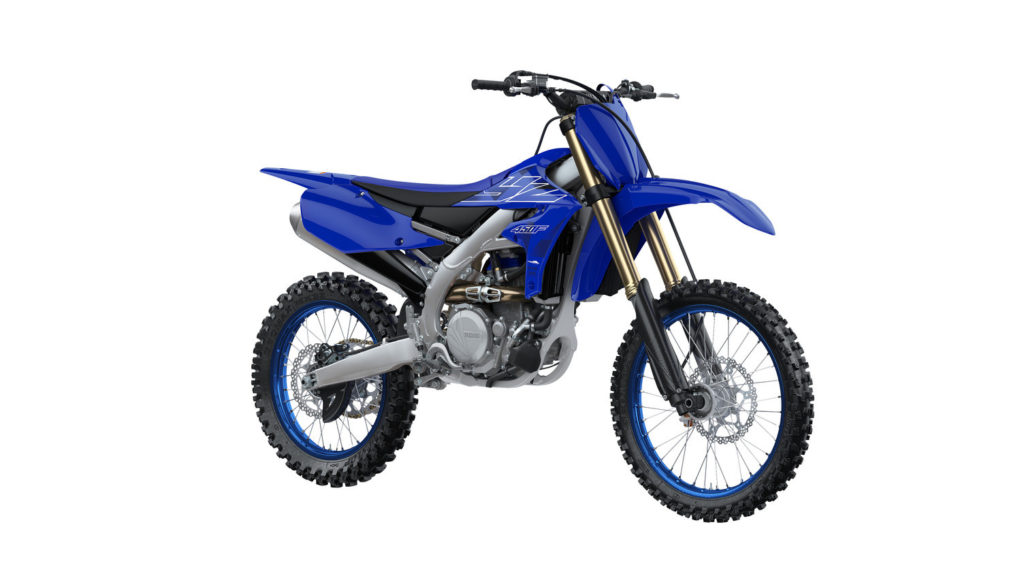 A 2022-model Yamaha YZ450F. Photo courtesy Yamaha Motor Corp., U.S.A.