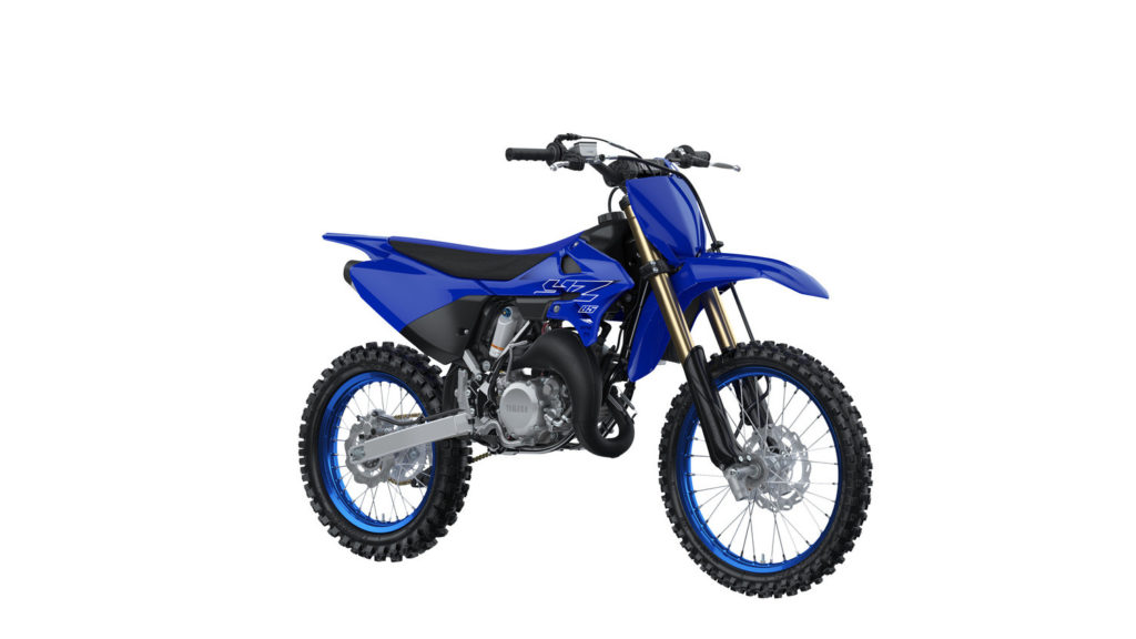 A 2022-model Yamaha YZ85LW. Photo courtesy Yamaha Motor Corp., U.S.A.