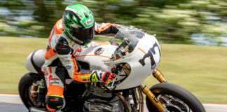 CJ Lukacs (77). Photo courtesy Royal Enfield North America.
