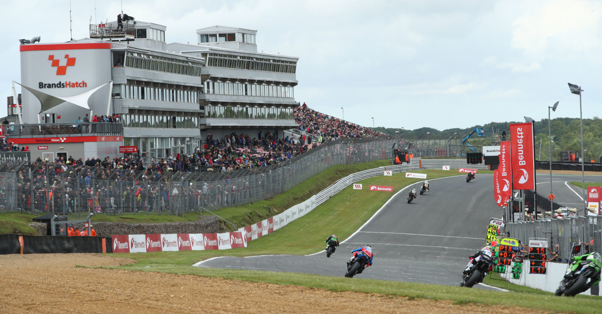 The British Superbike Championship returns to Brands Hatch this coming weekend. Photo courtesy MSVR.