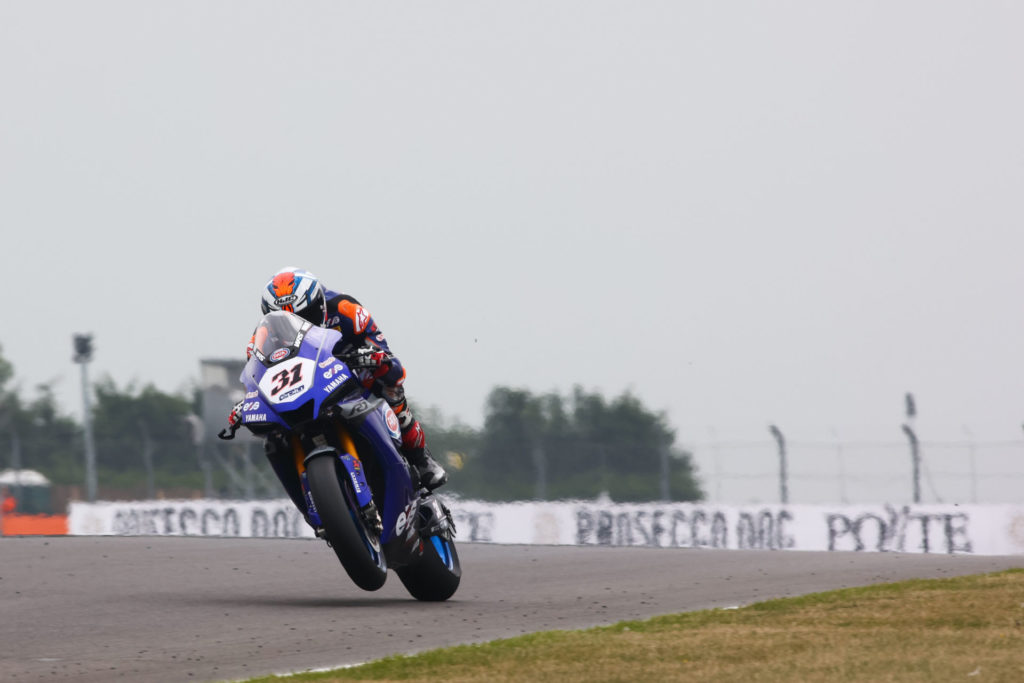 Garrett Gerloff (31) at Donington Park. Photo courtesy Dorna.