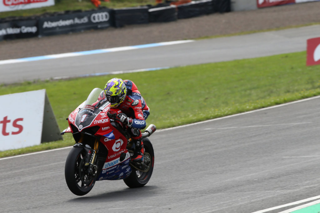 Josh Brookes (1). Photo courtesy VisionTrack Ducati.