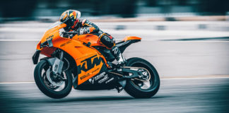 KTM's RC 8C is an 890 Duke-based, track-only hot rod, and only 100 examples will be sold. Photo courtesy KTM.