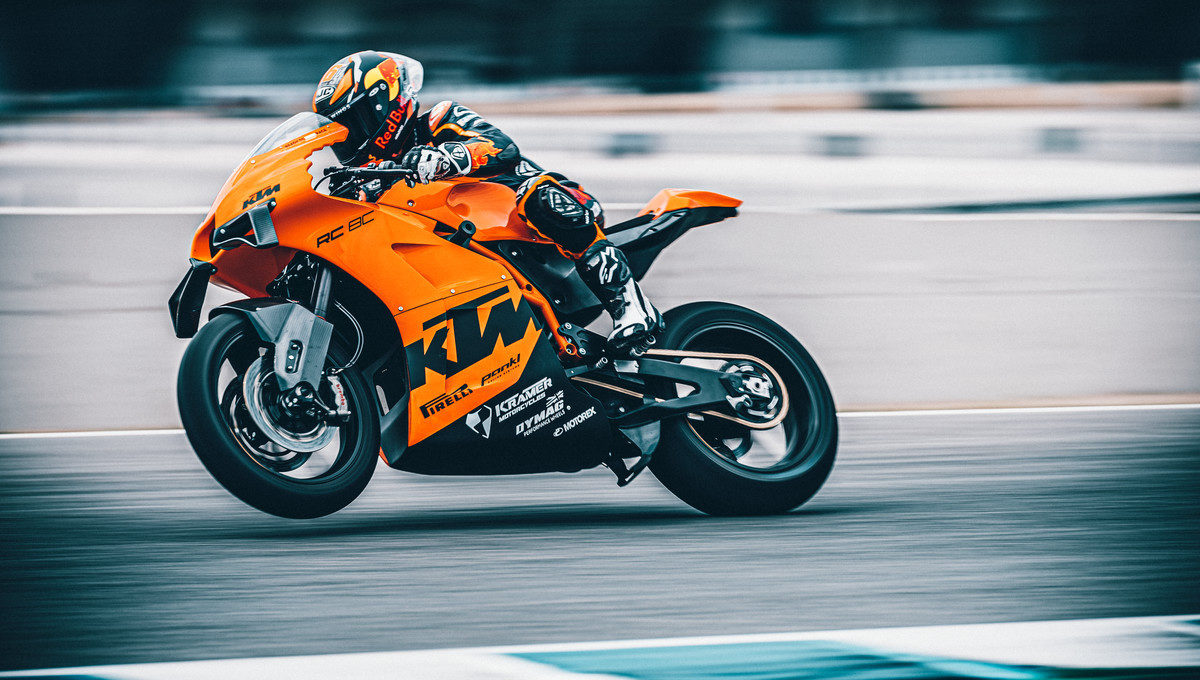 KTM's RC 8C is an 890 Duke-based, track-only hot rod, and only 100 examples will be sold. Photo courtesy KTM.