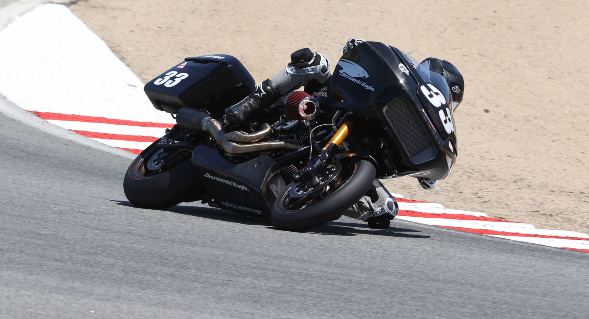 Kyle Wyman (33) on his Screamin' Eagle Harley-Davidson Road Glide. Photo by Brian J. Nelson, courtesy Harley-Davidson.