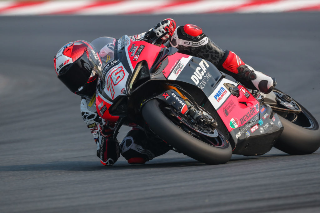 Loris Baz (76). Photo courtesy Ducati.