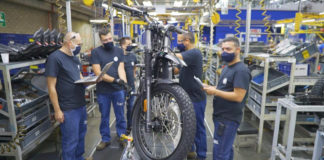 A new facility located in Colombia is now producing Royal Enfield Himalayan motorcycles. Photo courtesy Royal Enfield.