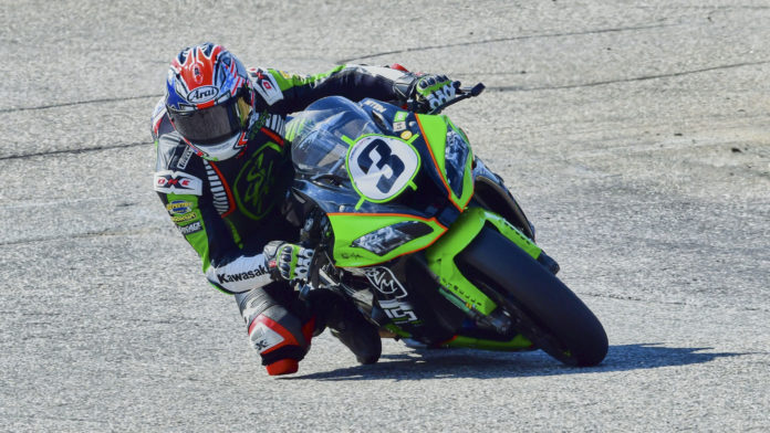 Scott Mullin (3), as seen in action at New Hampshire Motor Speedway on July 31. Photo by Martin Hanlon, courtesy NEMRR.