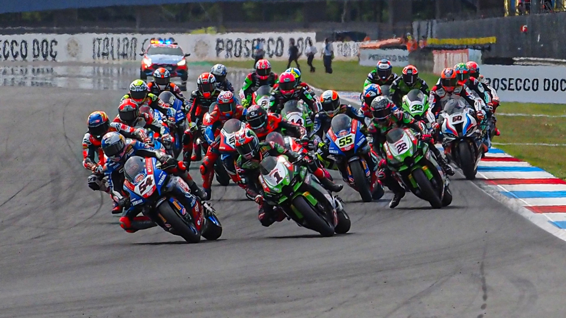 The World Superbike field is heading to Most, in the Czech Republic, a new venue for the World Championship. Photo courtesy Dorna.