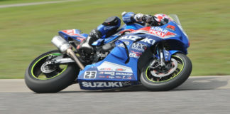 Alex Dumas (23). Photo by Bob Szoke, courtesy CSBK.