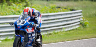 Alex Dumas (23). Photo by Brian & Christine Couture, courtesy CSBK.