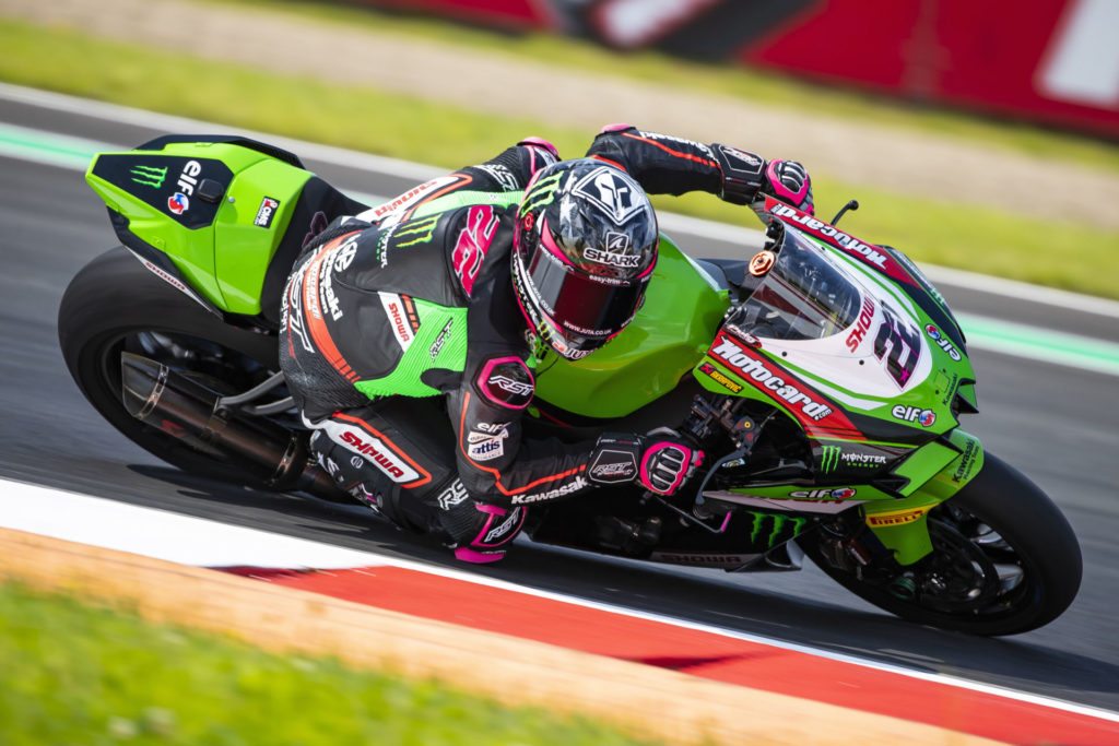 Alex Lowes (22). Photo courtesy Kawasaki.