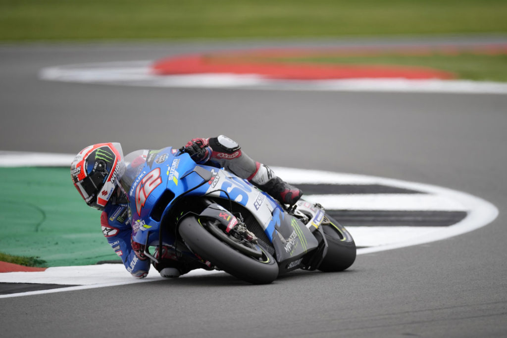 Alex Rins (42). Photo courtesy Team Suzuki ECSTAR.