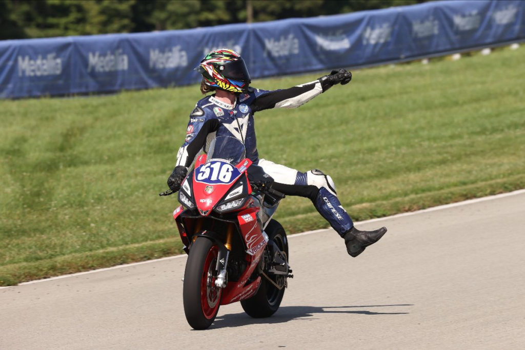 Anthony Mazziotto (516) won the Twins Cup race. Photo by Brian J. Nelson.