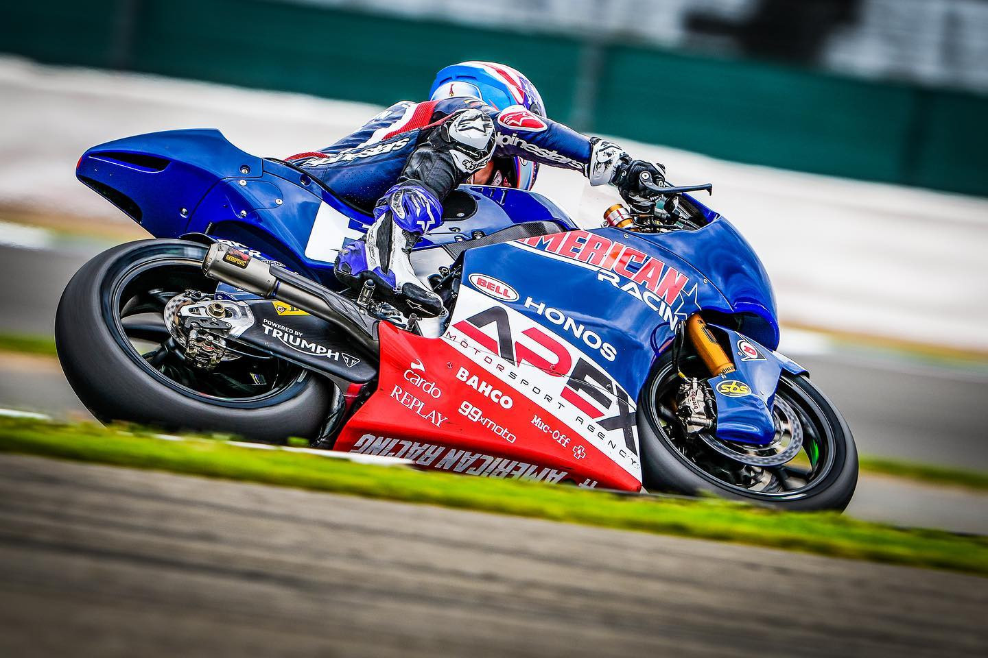 Cameron Beaubier (6) in action at Silverstone. Photo courtesy American Racing Team.