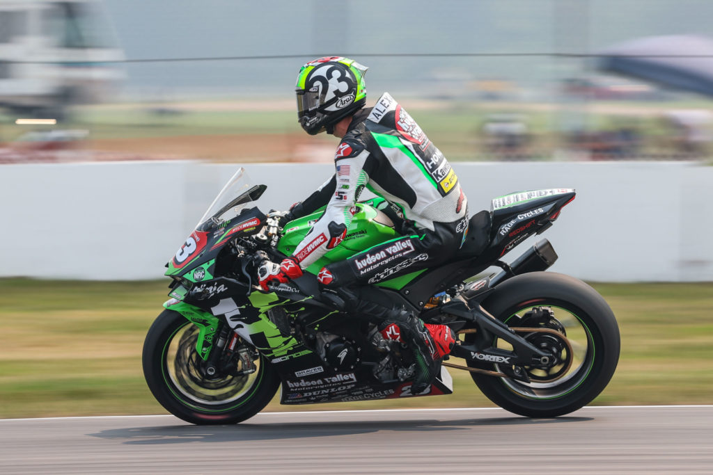 Corey Alexander (23). Photo by Brian J. Nelson, courtesy HONOS HVMC Racing.