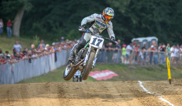 Henry Wiles (17) in action at the Peoria TT in 2018. Photo by Scott Hunter, courtesy AFT.