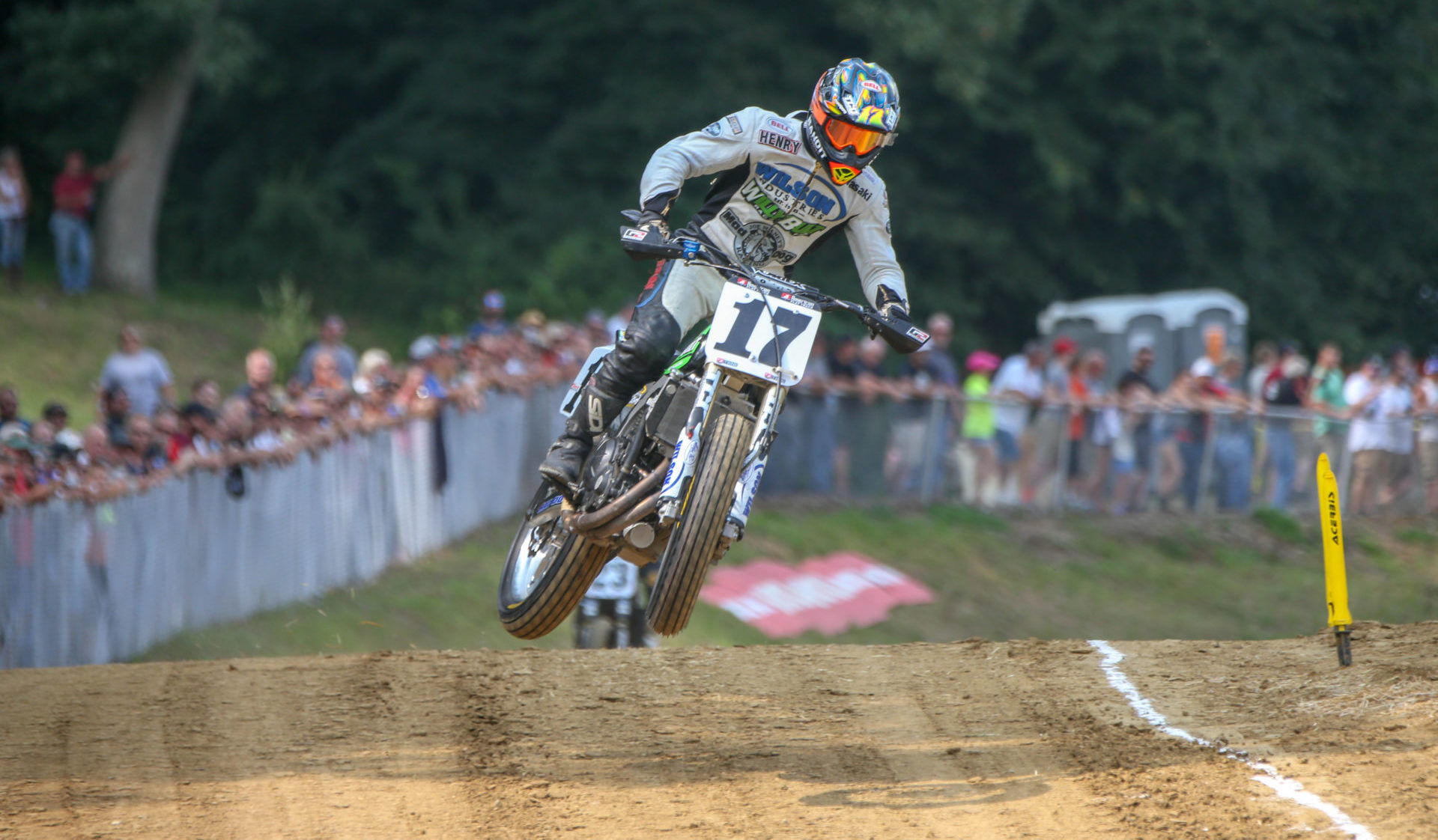 Henry Wiles (17) in action at the Peoria TT in 2018. Photo by Scott Hunter, courtesy AFT.