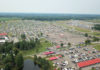 An aerial view of Mid-Ohio Sports Car Course during AMA Vintage Motorcycle Days 2021. Photo courtesy AMA.
