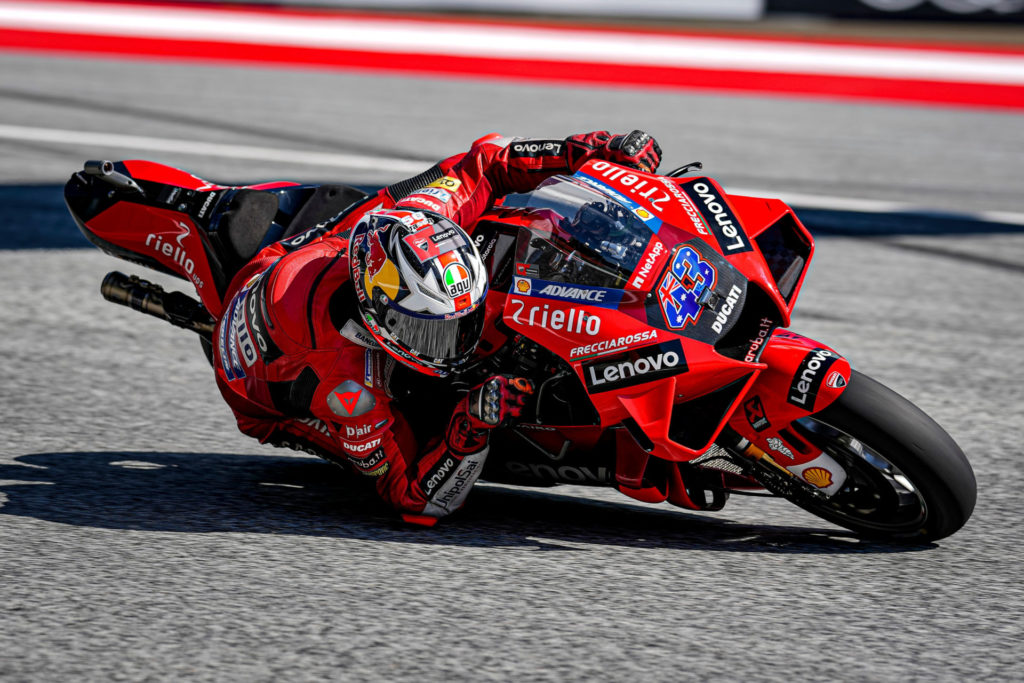 Jack Miller (43). Photo courtesy Ducati.