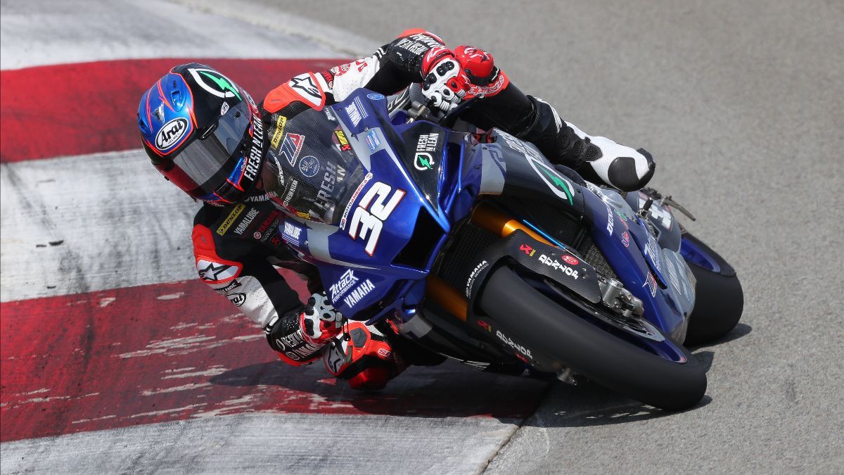 Jake Gagne (32). Photo by Brian J. Nelson, courtesy MotoAmerica.