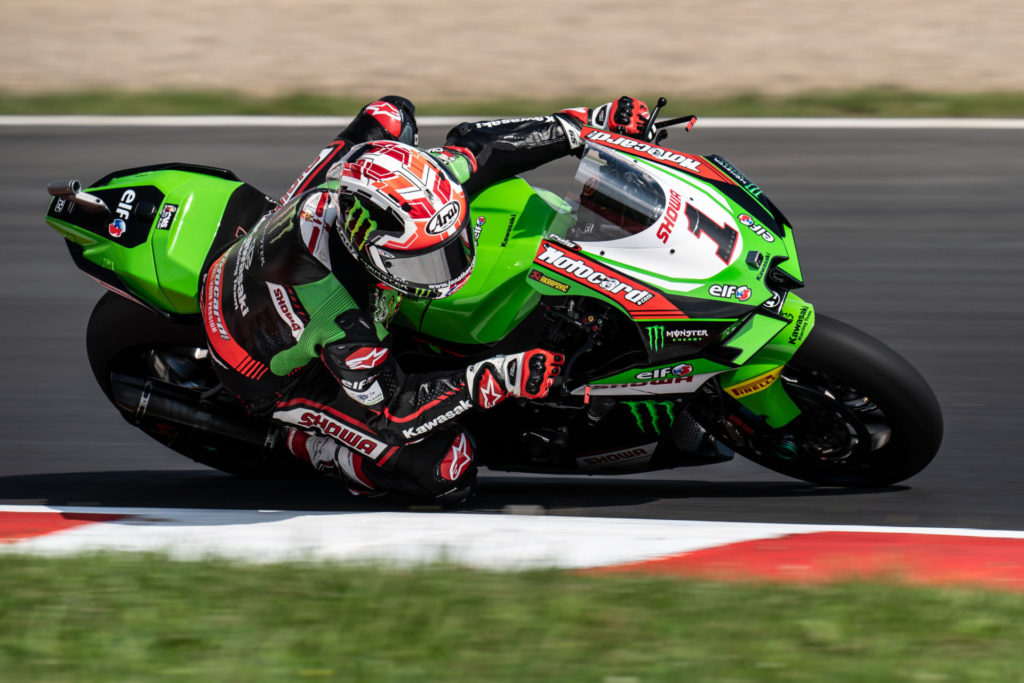 Jonathan Rea (1). Photo courtesy Kawasaki.