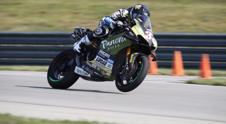 MotoAmerica: KWR Ducati Team Racing For One Cure At NJMP, Barber