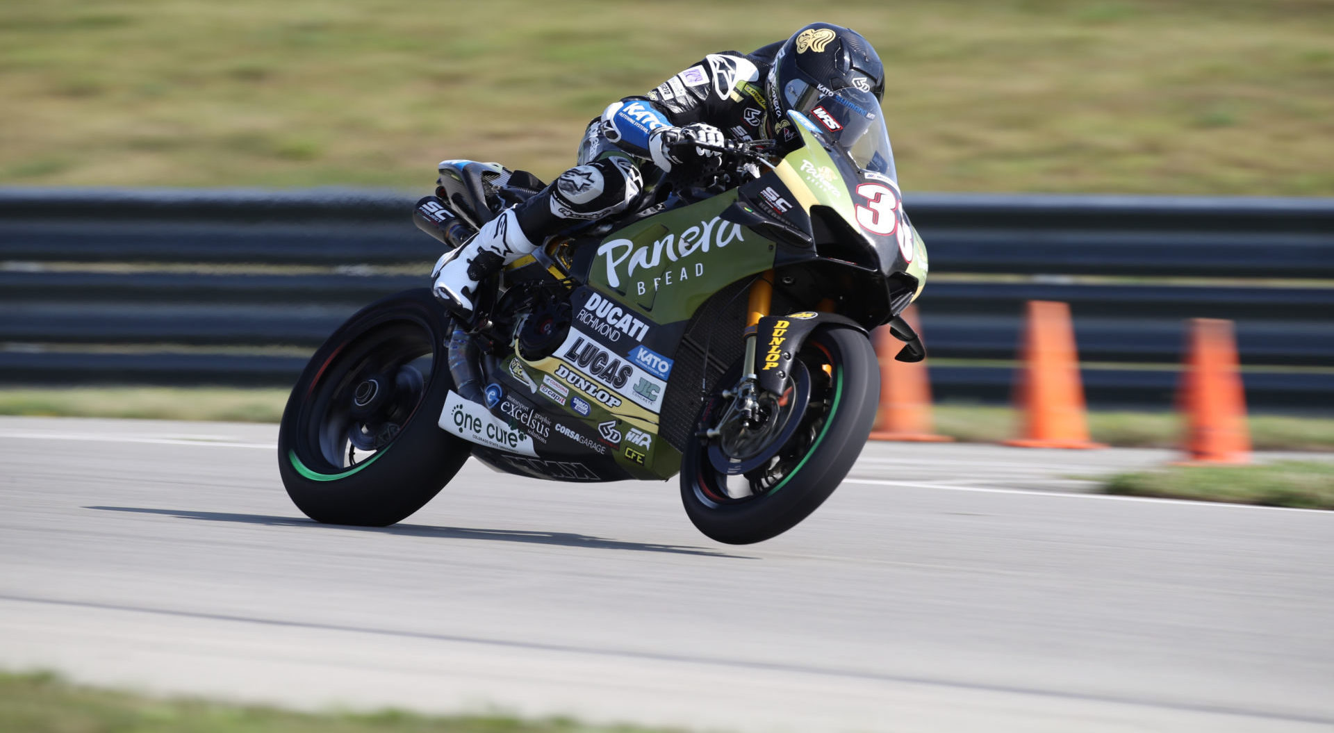 MotoAmerica KWR Ducati Team Racing For One Cure At NJMP, Barber