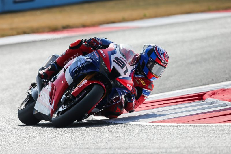 Leon Haslam (91). Photo courtesy Team HRC.