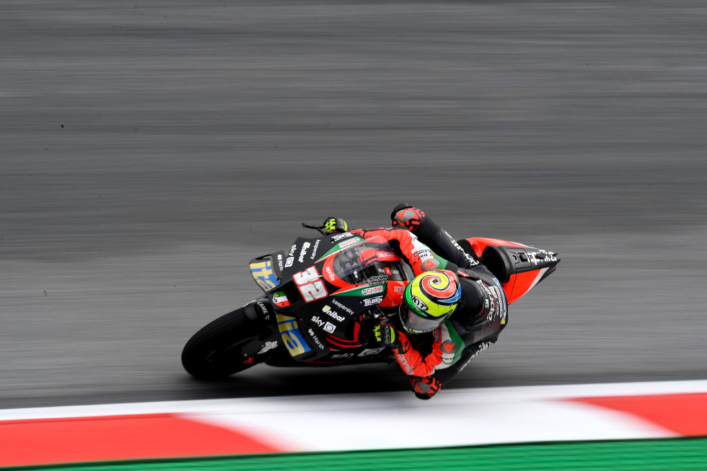 Lorenzo Savadori (32). Photo courtesy Aprilia.