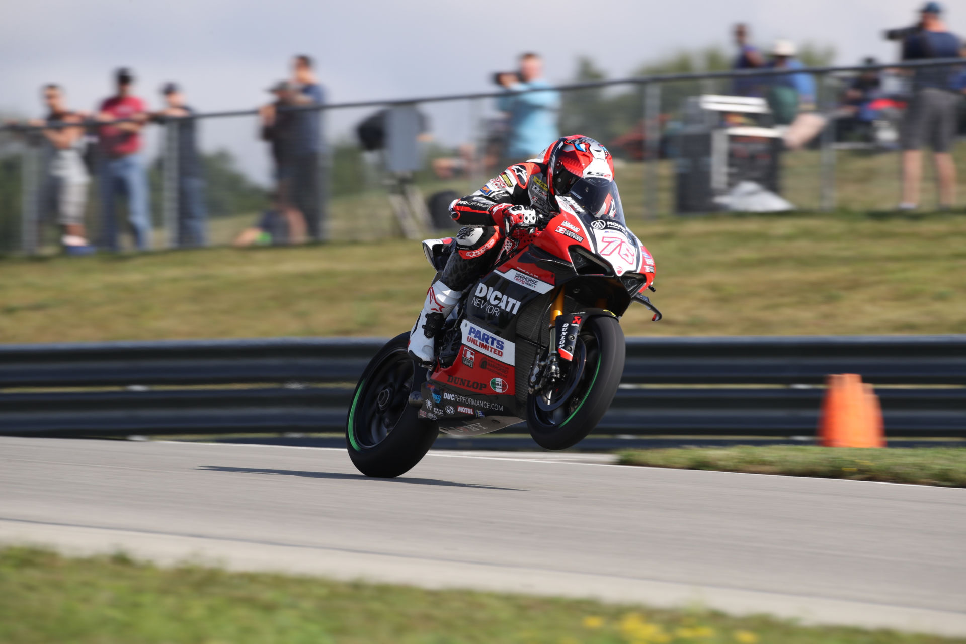 Loris Baz (76). Photo by Brian J. Nelson, courtesy Ducati.