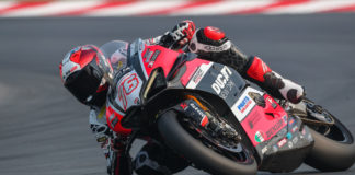 Loris Baz (76). Photo by Brian J. Nelson, courtesy Ducati.